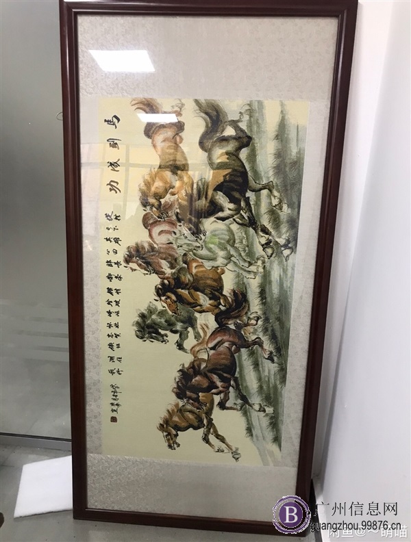 8峻马🐎布画